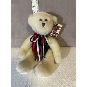 Red White Blue Bear 11" Stuffed Animal Plush‎ Giant Star Corp. Patriotic